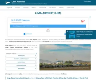 Airport-Lima.com(Lima Airport (LIM)) Screenshot