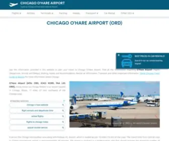 Airport-Ohare.com(Guide to Chicago O’Hare International Airport (IATA Code: ORD)) Screenshot