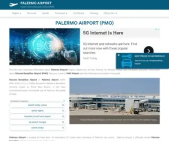 Airport-Palermo.com(Palermo Airport (PMO)) Screenshot