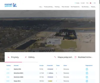 Airport-Poznan.com.pl(Port Lotniczy Poznań) Screenshot