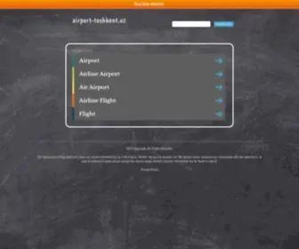 Airport-Tashkent.uz(Airport Tashkent) Screenshot