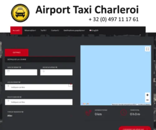 Airport-Taxi-Charleroi.be(Taxi Charleroi) Screenshot