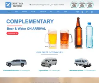 Airportbajatransfers.com(Airport Transportation Cabo San Lucas) Screenshot