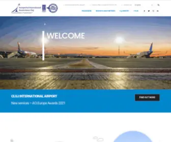 Airportcluj.ro(Aeroportul International Avram Iancu Cluj) Screenshot