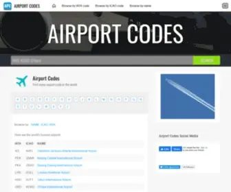 Airportcodes.aero(AIRPORT CODES) Screenshot