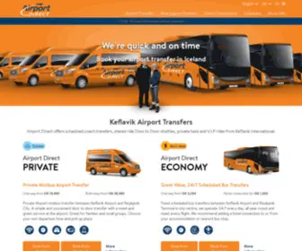 Airportdirect.is(Airport Transfer in Iceland) Screenshot