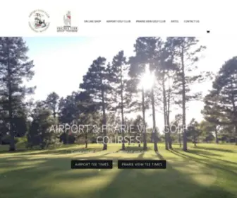 Airportgolfclub.com(Airport & Prairie View Golf Courses) Screenshot