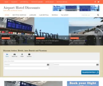 Airporthoteldiscounts.com(Airfare, Hotels, Auto Rentals, Vacations) Screenshot