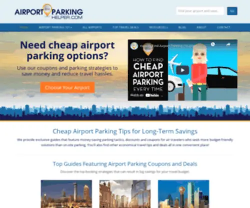 Airportparkinghelper.com(Airport Parking Helper) Screenshot