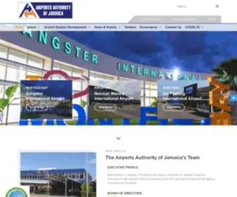 Airportsauthorityjamaica.aero(Airports Authority of Jamaica) Screenshot