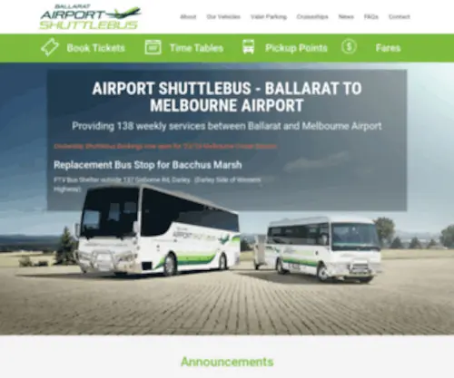 Airportshuttlebus.com.au(Airport Shuttlebus) Screenshot