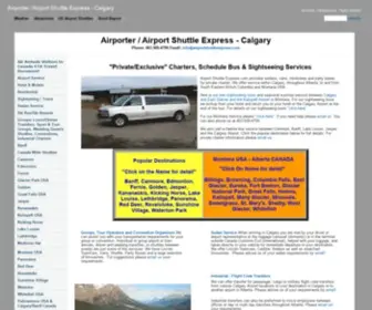 Airportshuttleexpress.com(Airport Shuttle Express) Screenshot