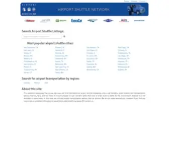 Airportshuttles.net(Airport shuttle transfers and public transit) Screenshot