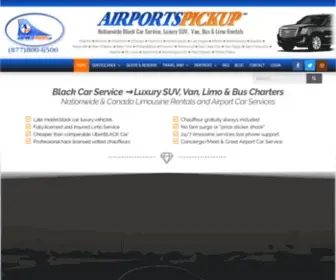 Airportspickup.com(Limo Hire & Black Car Services) Screenshot