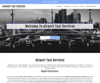 Airporttaxiservices.ca(AIRPORT TAXI SERVICES) Screenshot