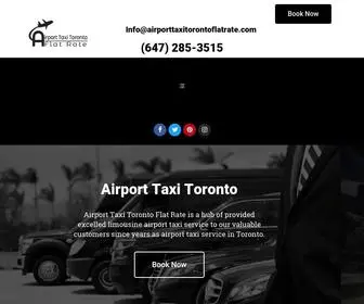 Airporttaxitorontoflatrate.com(Pearson Airport Taxi) Screenshot