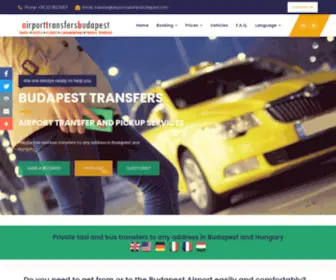 Airporttransfersbudapest.com(Budapest airport transfer service) Screenshot