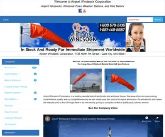 Airportwindsocks.com(Airport Windsock) Screenshot