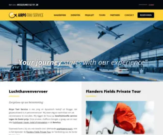 Airpotaxiservice.be(Airpo Taxi Service uit Brugge) Screenshot