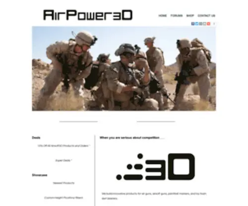 Airpower3D.com(Airpower3D) Screenshot