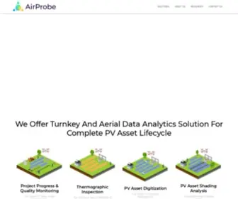 Airprobe.in(Drone based thermal imaging for inspection of solar PV) Screenshot