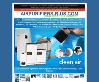 Airpurifiers-R-US.com(Air Purifiers Fume Extractors Dust Chemical Odor Filtration) Screenshot