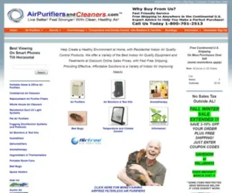 Airpurifiersandcleaners.com(Best Home Air Quality Improvement Products) Screenshot