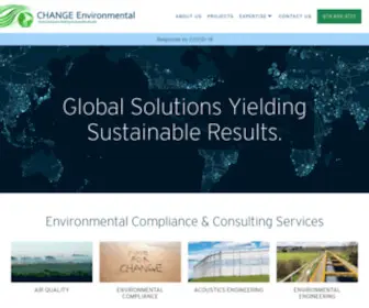 Airqualitychange.com(CHANGE Environmental) Screenshot