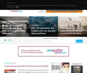 Airqualitynews.com(Air Quality News) Screenshot