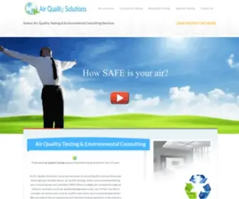 Airqualitysolutions.ca(Air Quality Testing by Air Quality SolutionsAIR) Screenshot