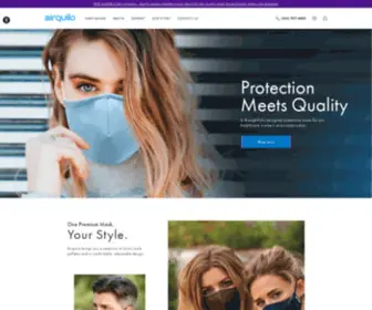 Airquilo.com(Quality Protective Masks with Free 2) Screenshot