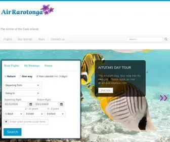 Airraro.com(Air Rarotonga) Screenshot