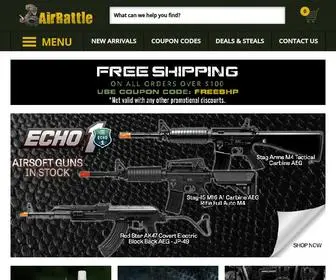 Airrattle.com(Professional Airsoft Equipment & Gear Store) Screenshot