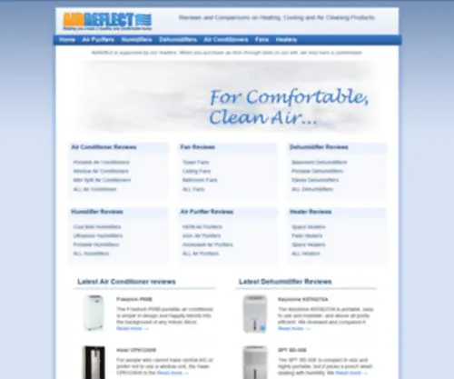 Airreflect.com(Reviews on Heating) Screenshot