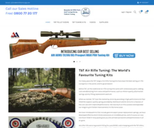 Airrifletuning.com(The Best Air Rifle Tuning Kits for your Spring Loaded Air Rifle) Screenshot