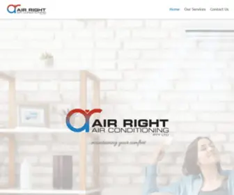 Airright.com.au(Air Right Air Conditioning) Screenshot