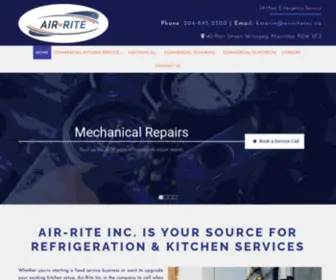 Airrite.ca(Air-Rite Inc) Screenshot