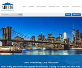 Airroc.org(Insurance Association) Screenshot