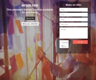 Airsain.com(Domain name is for sale) Screenshot