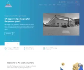 Airseadg.com(Air Sea Containers) Screenshot