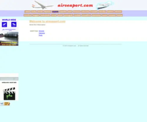 Airseaport.com(Information on airports) Screenshot