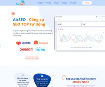 Airseo.vn(Công cụ SEO TOP tự động số 1) Screenshot