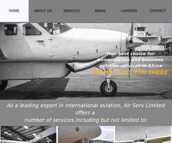 Airserv.co.ug(AIR SERV LIMITED) Screenshot