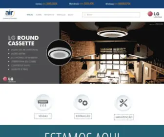Airservicenh.com.br(Excelência Em Climatização) Screenshot