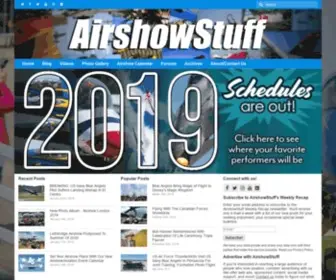 Airshowstuff.com(Your Source For Airshow And Aviation News and Entertainment) Screenshot
