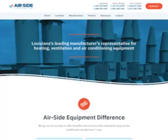 Airsideinc.com(Air-Side Equipment) Screenshot