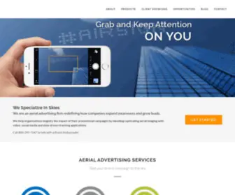 Airsign.com(Aerial Advertising &amp; Airplane Banner Towing) Screenshot