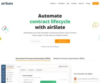 Airslate.com(Document Workflow Automation Solution) Screenshot