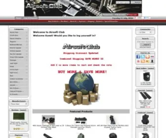 Airsoft-Club.com(Online Shop for Airsoft Parts & Tactical Gears) Screenshot