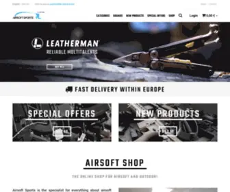 Airsoft-Sports.com(Airsoft Online Shop by Airsoft Sports) Screenshot